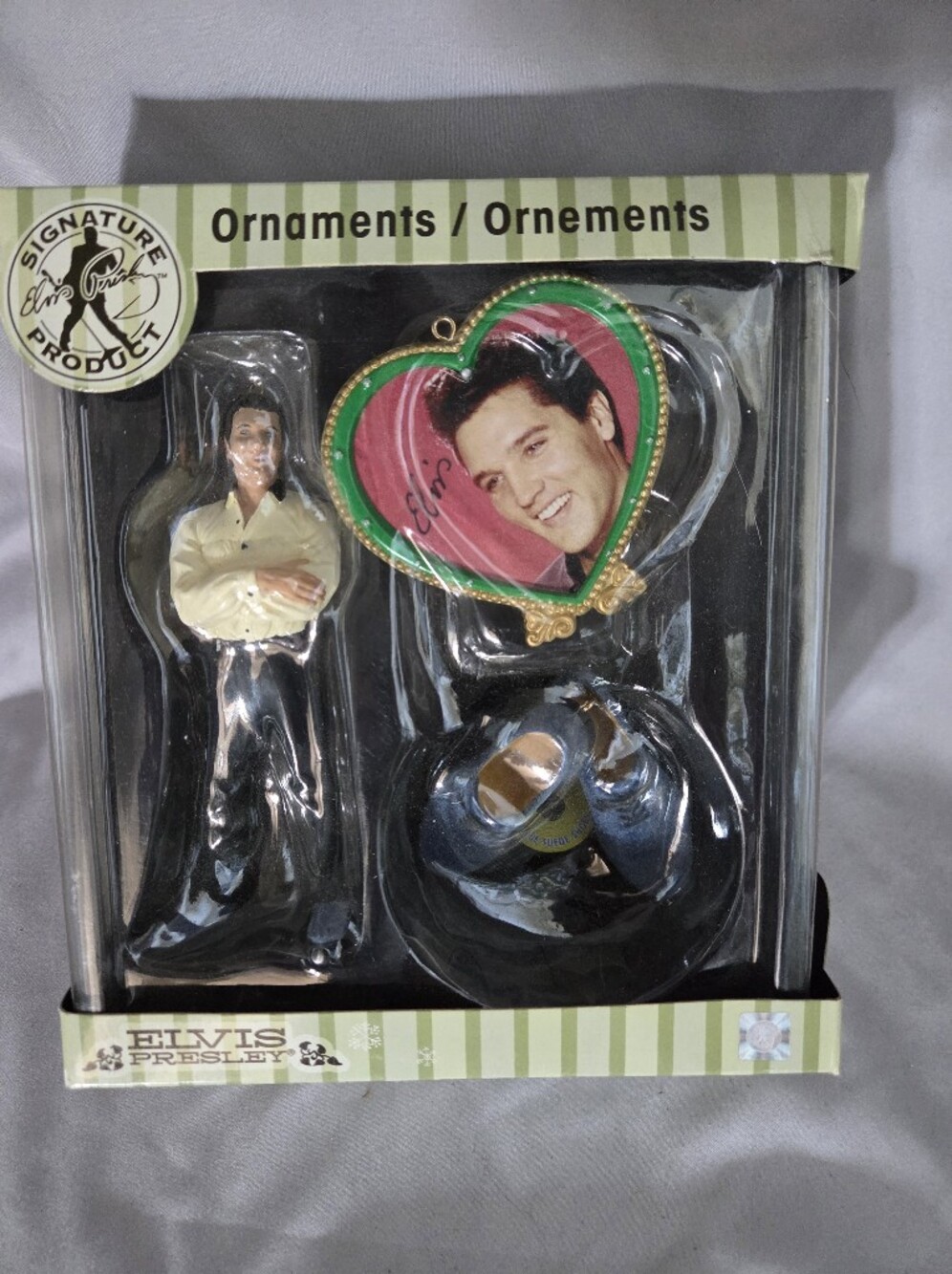 Elvis Presley Signature Product Ornaments Set